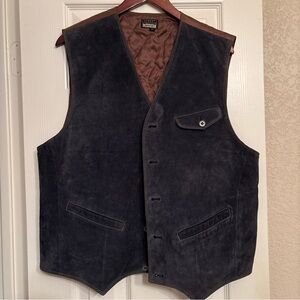 Robert Comstock Endurance Mens Brown Grey Vest L XL Western USA
